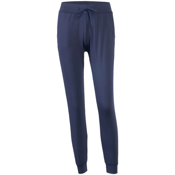 Pantaloni sport de damă cu talie înaltă și margine din plasă