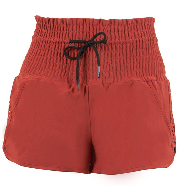 Trumpi sportiniai moteriški šortai aukštu elastingu juosmeniu