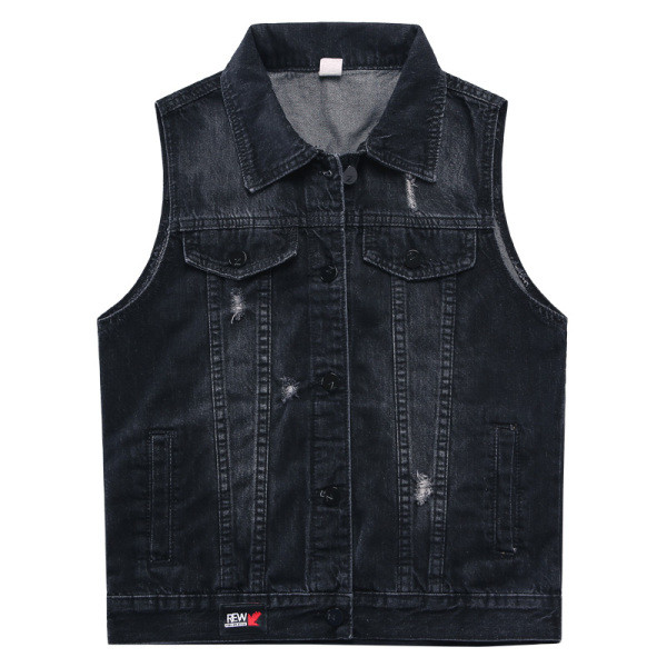 Jauna modeļa sieviešu veste ar klasisku apkakli un kabatām