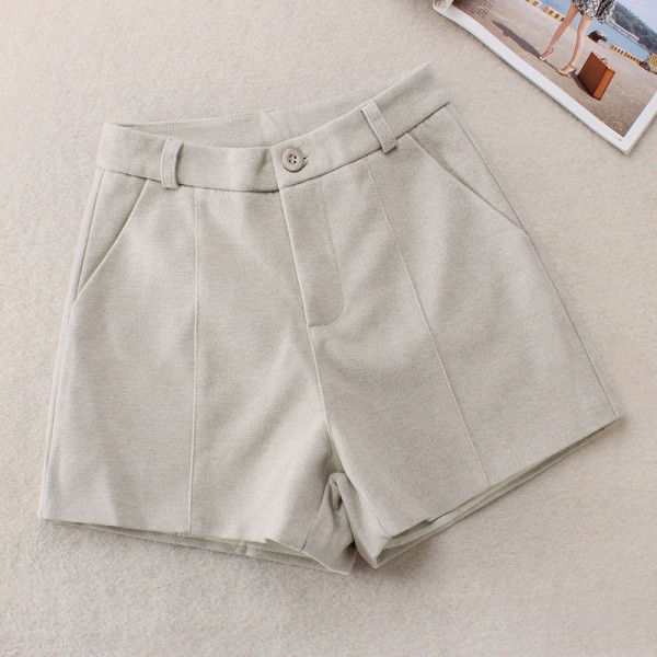 Uus mudel taskutega naiste lühikesed püksid