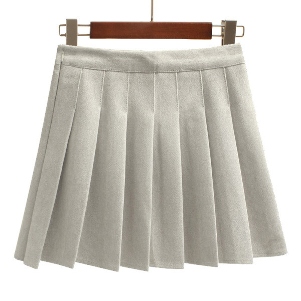 Új modell redőzött női szoknya magas derékkal