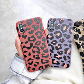 Silikono dėklas su leopardo raštu, skirtas iPhone XS