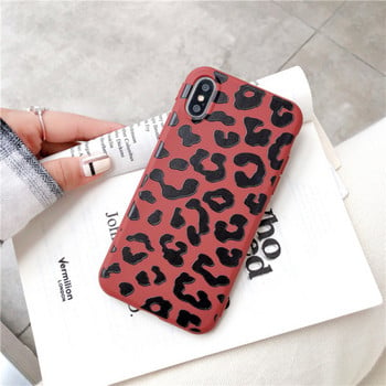 Θήκη σιλικόνης Leopard τύπωμα για το iPhone XS