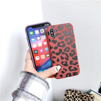 Θήκη σιλικόνης Leopard τύπωμα για το iPhone XS