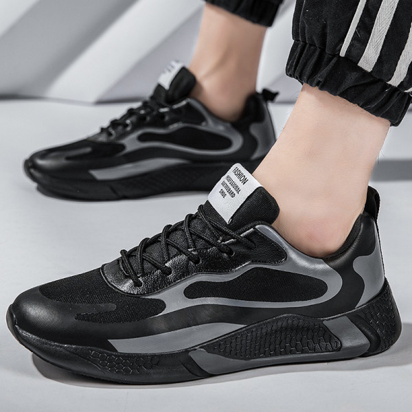 Vīriešu ikdienas kedas ar plakanām zolēm un mežģīnēm