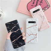 Marmorefektiga ümbris Samsung S10 jaoks
