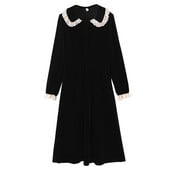 Gara samta kleita ar mežģīnēm retro stilā