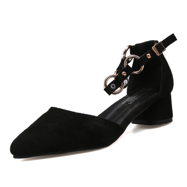 Velúr női szandál eco velúr - hegyes modelltől