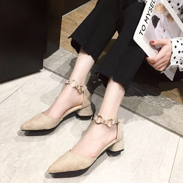 Velúr női szandál eco velúr - hegyes modelltől