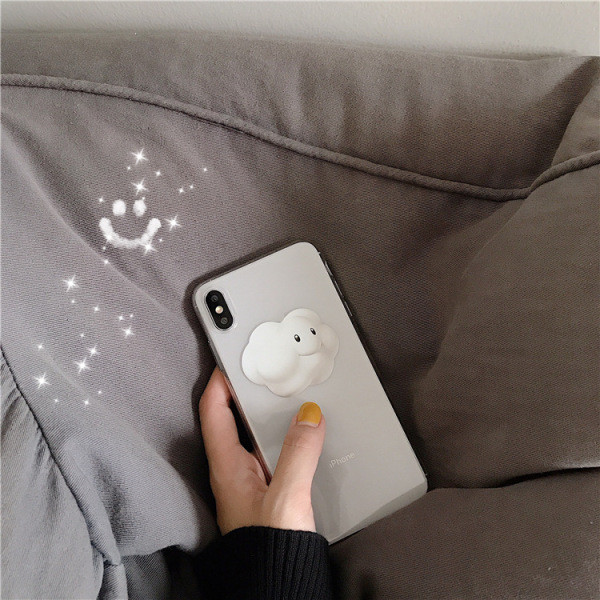 Διαφανής θήκη στοιχείων 3D Cloud για το iPhone XS