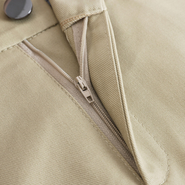 Ženska kratka suknja s džepovima i visokim strukom