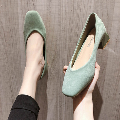 Γυναικεία casual  παπούτσια eco suede  με χαμηλό τακούνι