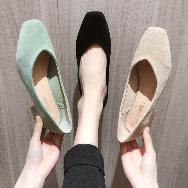 Γυναικεία casual  παπούτσια eco suede  με χαμηλό τακούνι