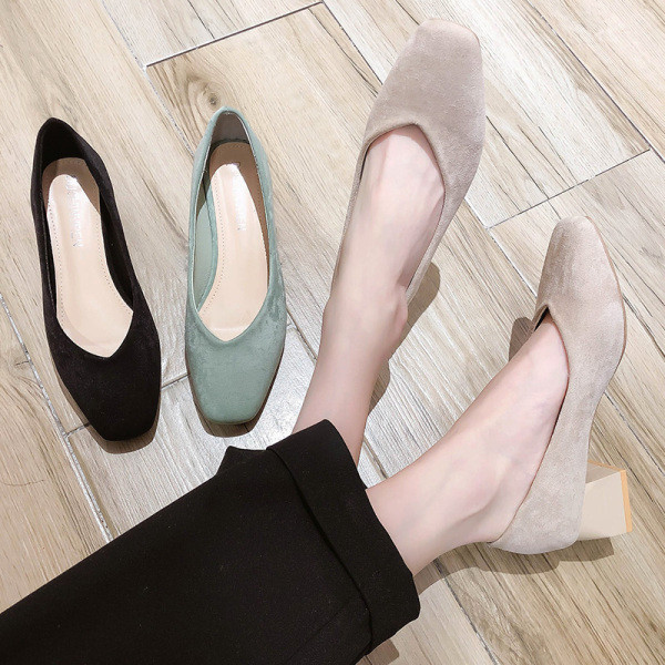 Γυναικεία casual  παπούτσια eco suede  με χαμηλό τακούνι