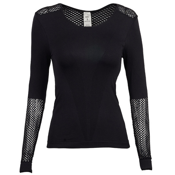 Αθλητικό γυναικείο μπλουζάκι λεπτό μοντέλο με μακριά μανίκια 