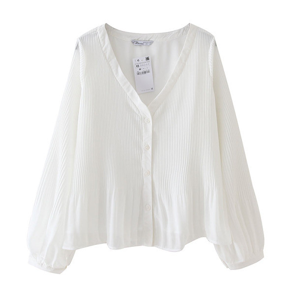 Naujo modelio pavasariniai marškinėliai su V formos iškirpte plataus modelio