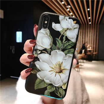 Калъф за iPhone XS с флорален десен -два модела