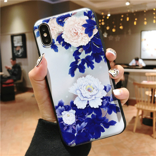 Θήκη με φλοράλ πριντ για IPhone XS - δύο μοντέλα