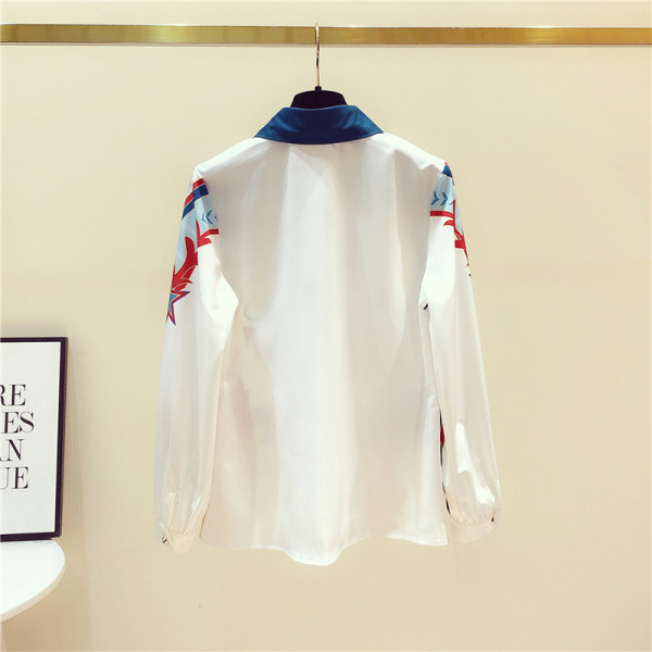 Camasa de dama eleganta model larg si guler clasic