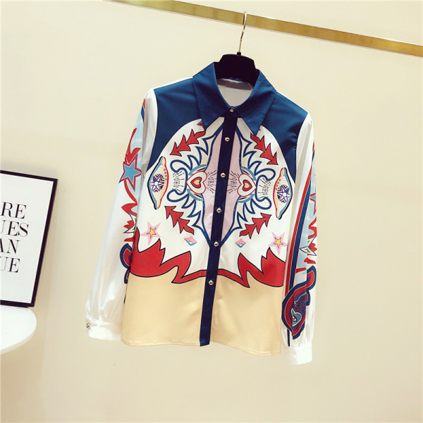 Camasa de dama eleganta model larg si guler clasic