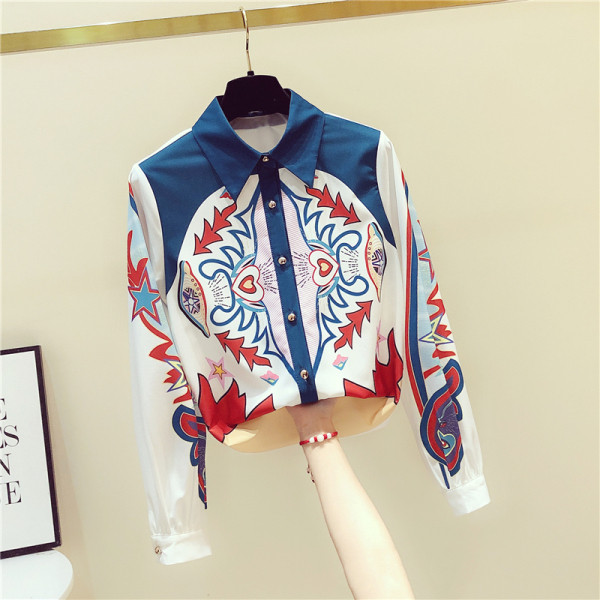 Camasa de dama eleganta model larg si guler clasic