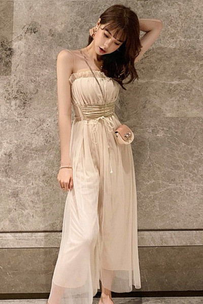 Νέο μοντέλο γυναικεία ολόσωμη φόρμα με τούλι