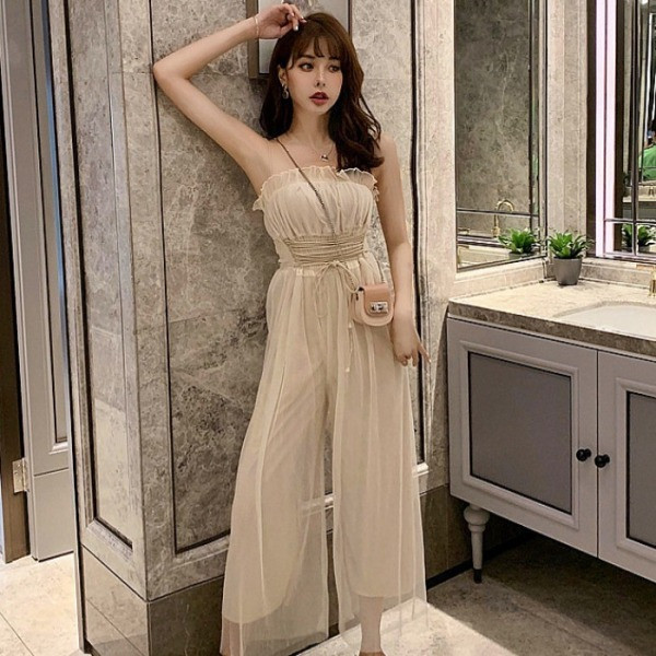 Νέο μοντέλο γυναικεία ολόσωμη φόρμα με τούλι