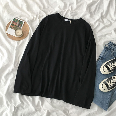 Γυναικεία μπλούζα καλσικό μοντέλο με στρογγυλή λαιμόκοψη