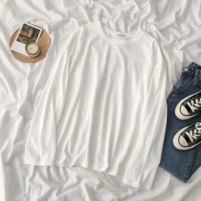 Γυναικεία μπλούζα καλσικό μοντέλο με στρογγυλή λαιμόκοψη