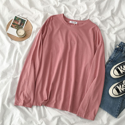 Γυναικεία μπλούζα καλσικό μοντέλο με στρογγυλή λαιμόκοψη