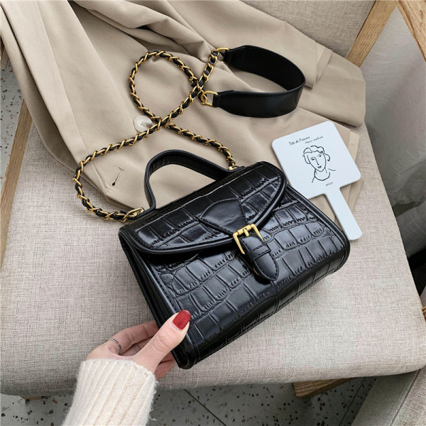 Öko-nahast valmistatud vabaaja naistekott lühikeste ja pikkade sangadega