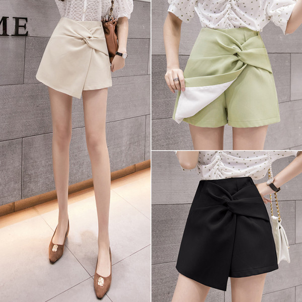 Moderna ženska asimetrična suknja-hlače