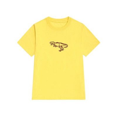 Sieviešu ikdienas t-krekls ar dinozauru aplikāciju