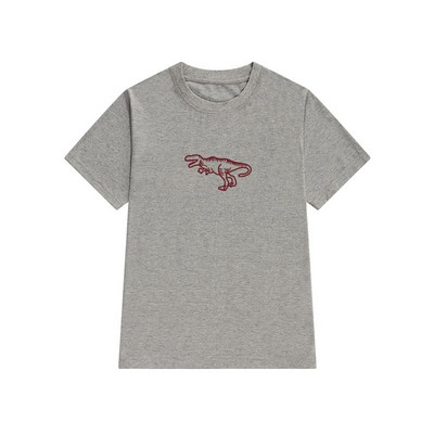 Sieviešu ikdienas t-krekls ar dinozauru aplikāciju