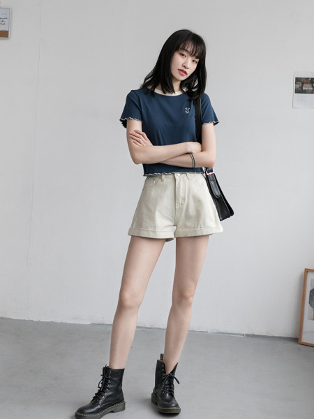 Jauna modeļa sieviešu džinsa šorti