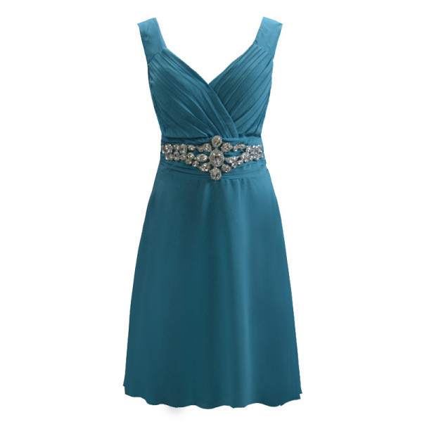 ÚJ modell női rövid ruha kövekkel és pántokkal