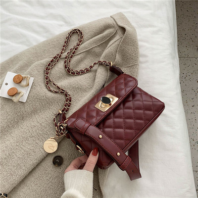 Pika metallketiga igapäevane naistekott