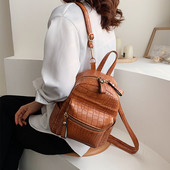 Rucsac zilnic dama cu fermoar si maner scurt si lung