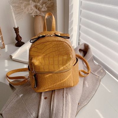 Rucsac zilnic dama cu fermoar si maner scurt si lung