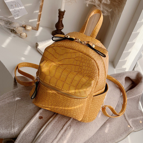 Rucsac zilnic dama cu fermoar si maner scurt si lung