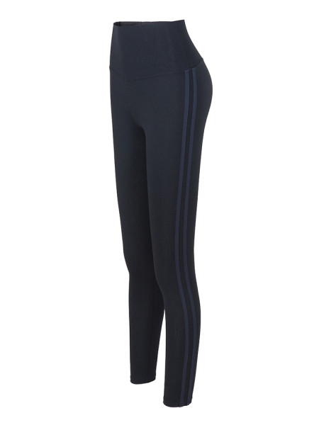 Női sport leggings magas derékkal és oldalszegéllyel