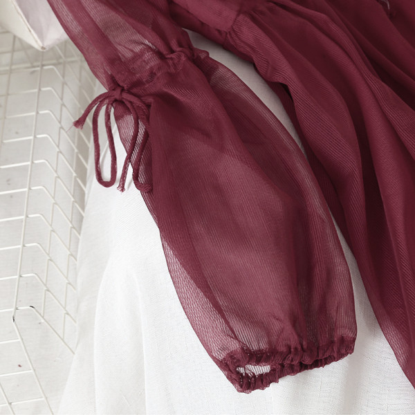 Sieviešu ikdienas kleita ar 3/4 piedurknēm un kaklasaites