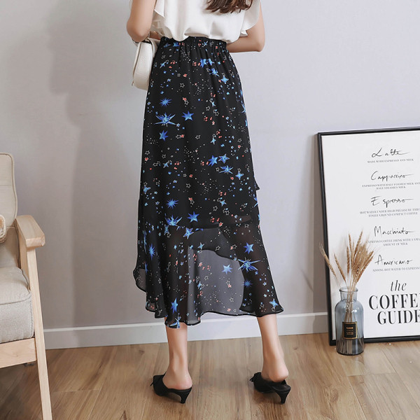 Fusta asimetrica de dama model nou de vedete