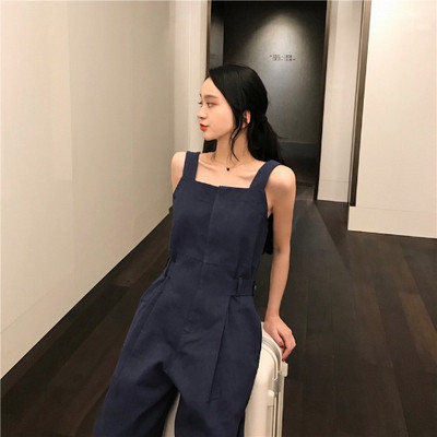 Plats sieviešu kombinezons ar platām lencēm