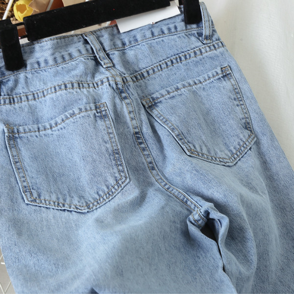 Moodsad naiste pikad laiad kõrge vöökohaga teksad