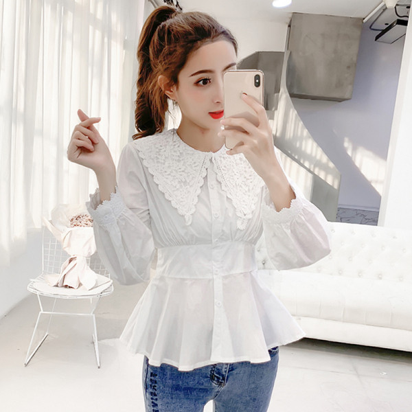 Rūtains sieviešu krekls ar apaļu kakla izgriezumu un pogām