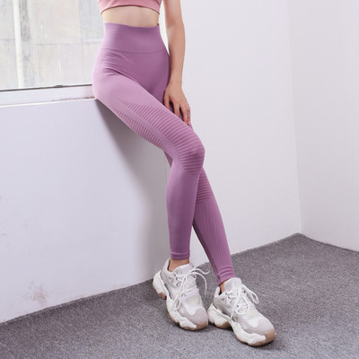 Еластичен спортен дамски клин с висока талия