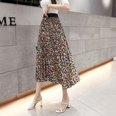 Jauna modeļa kroku sieviešu svārki ar augstu vidukli