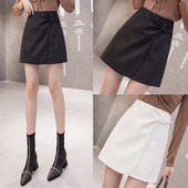 Fusta de dama moderna cu transfer si talie inalta