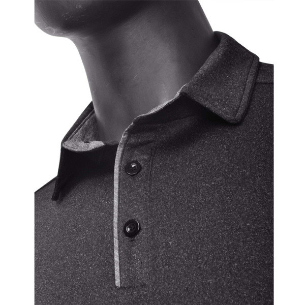 Moderna vīriešu blūze ar klasisku apkakli un garām piedurknēm